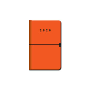 Mini diár A6 CAPRI oranžový 2026