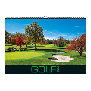 Nástenný kalendár Golf 2026