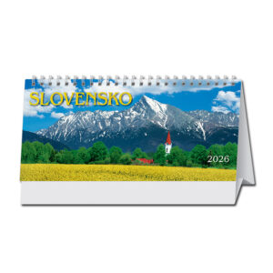 Stolový kalendár Slovensko stĺpcové 2026