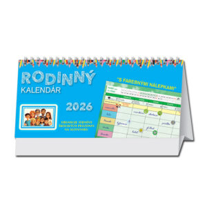 Stolový kalendár Rodinný kalendár 2026
