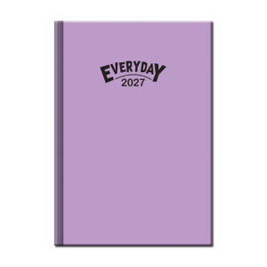 Denný diár A5 Everyday COLORS fialový 2027