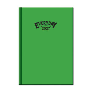 Denný diár A5 Everyday COLORS zelený 2027