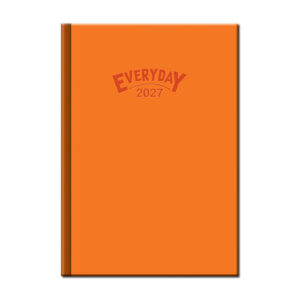 Denný diár A5 Everyday oranžový 2027