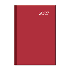 Týždenný diár A5 FALCON červený 2027