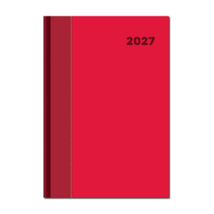 Denný diár A5 DOLCETTO červeno červený 2027