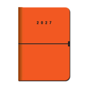 Týždenný diár A5 CAPRI Oranžový 2027
